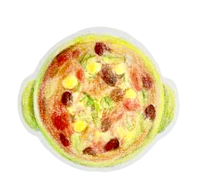 A bowl of chili