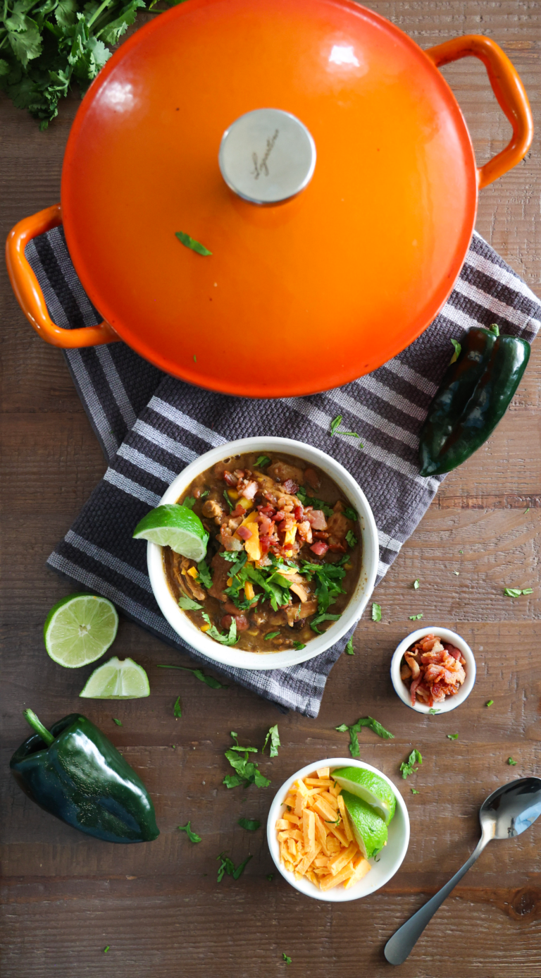 ready to enjoy white chicken chili