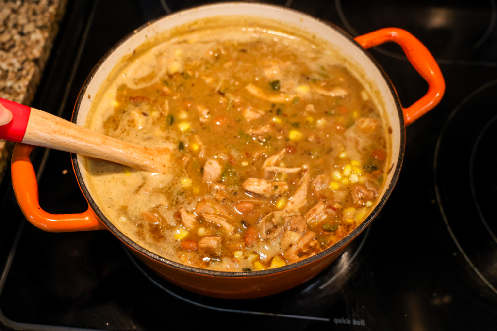 simmer for 5 minutes!