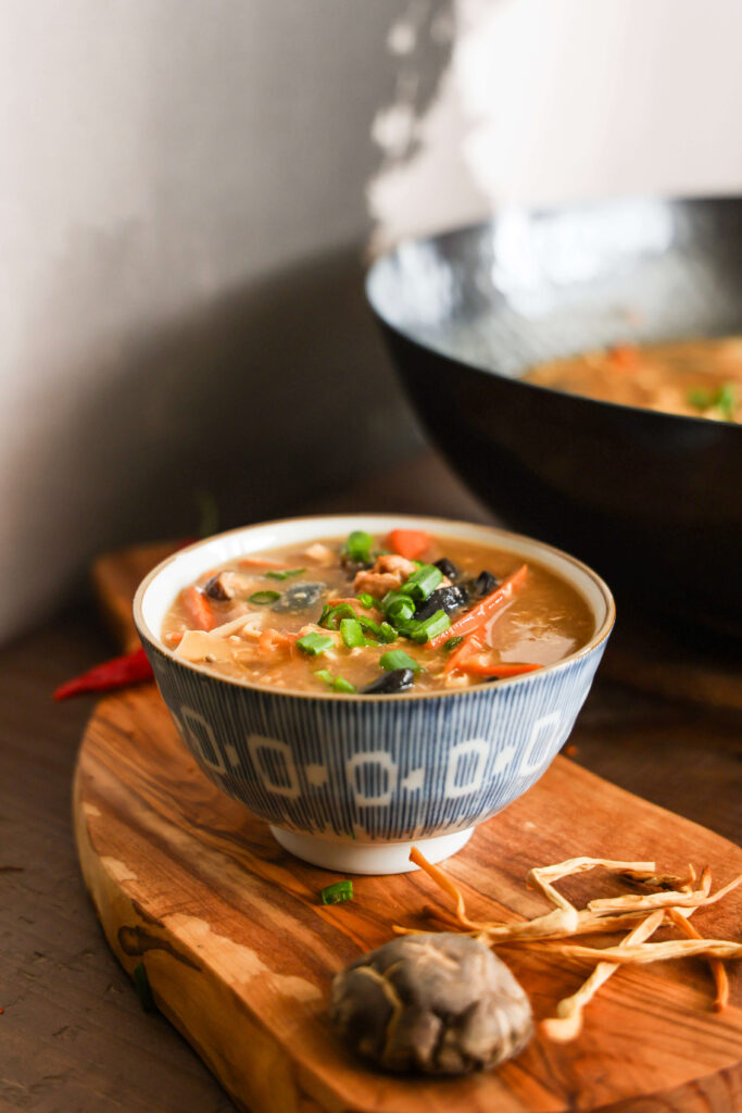 hot and sour soup ready to eat!