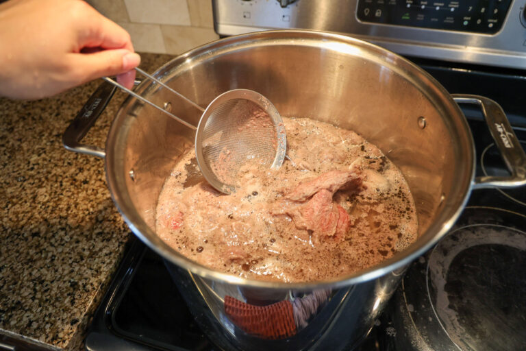 skimming the soup