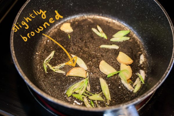 aromatics after sauteing