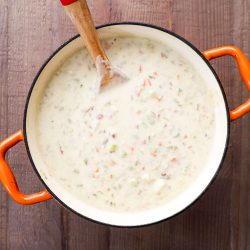 creamy new england clam chowder
