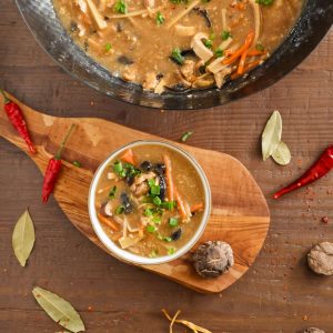 ready hot and sour soup square